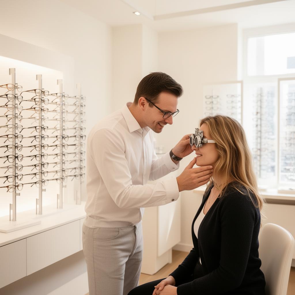 STEINER Partneroptiker bei einer persönlichen Sehberatung